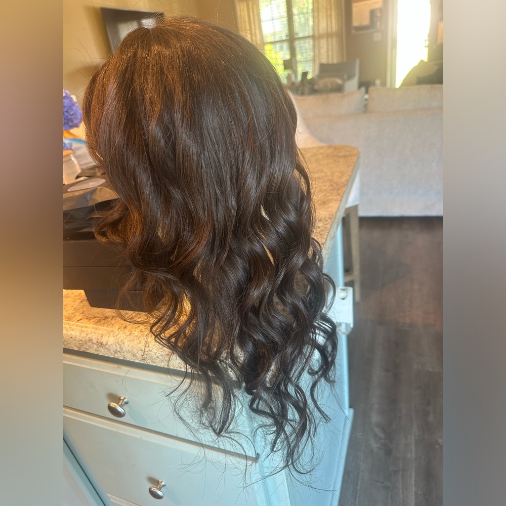 Lauren ashtyn full volume hair topper custom color Paid $1,600 plus tax and tip